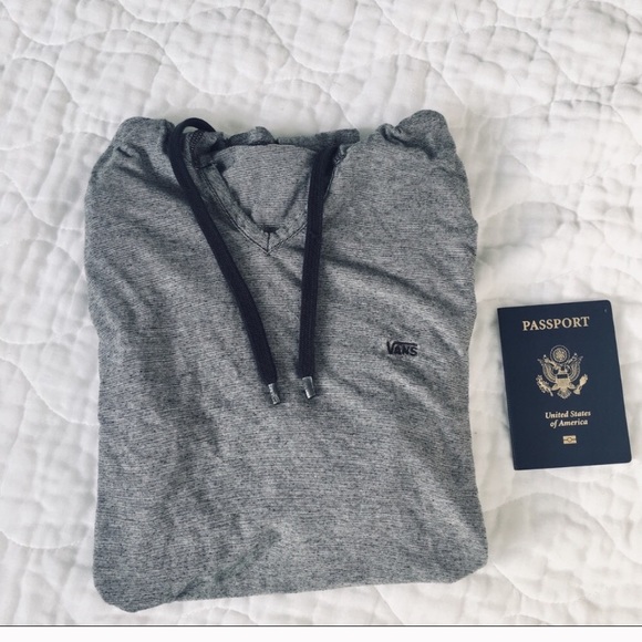 Vans Sweaters - Vans Grey Hoodie